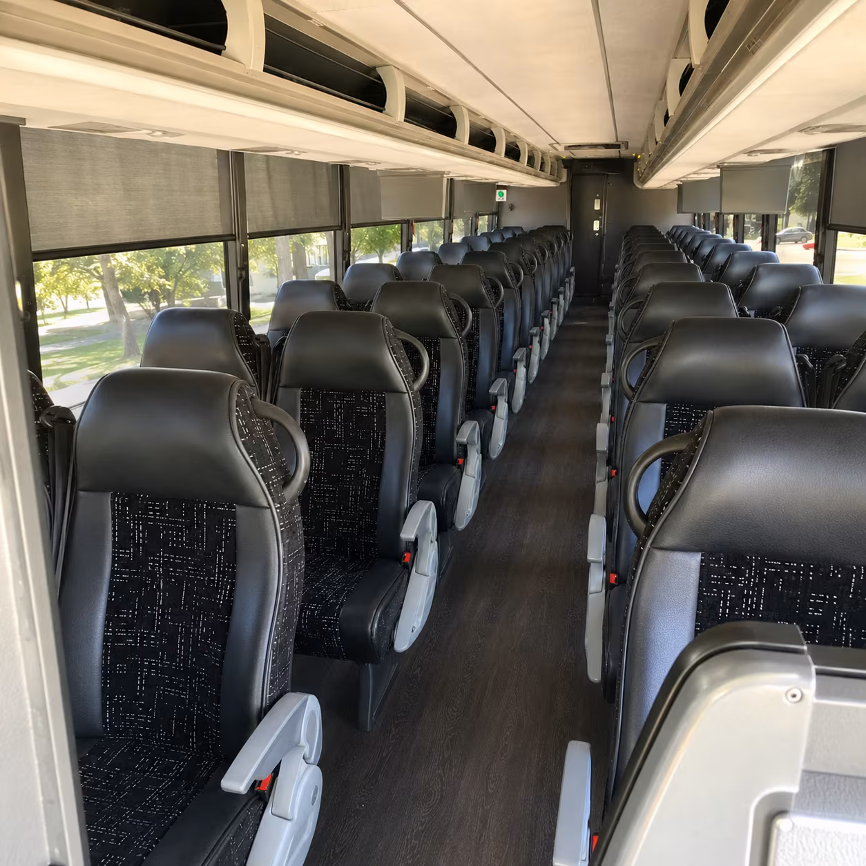 durham charter bus services interior