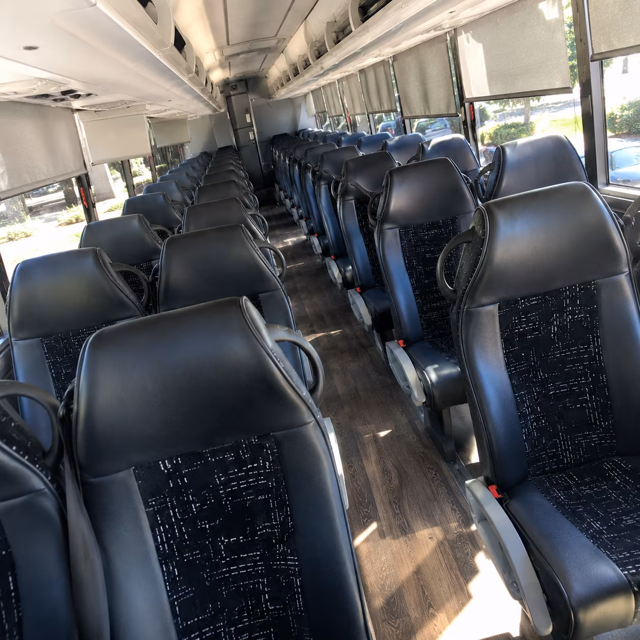 durham religious group transportation onboard seating